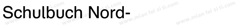Schulbuch Nord字体转换